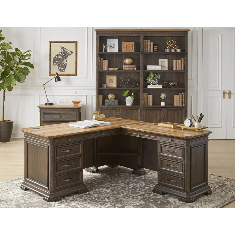 Martin Home Furnishings Sonoma LShape Executive Desk Wayfair